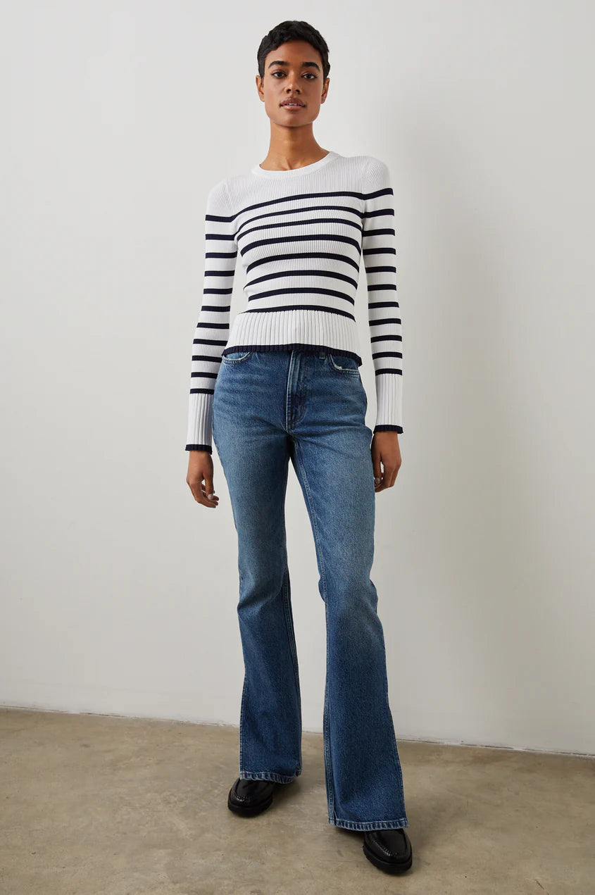Gemma sweater - navy stripe