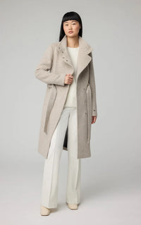 Genie semi-fitted wool coat - Hush