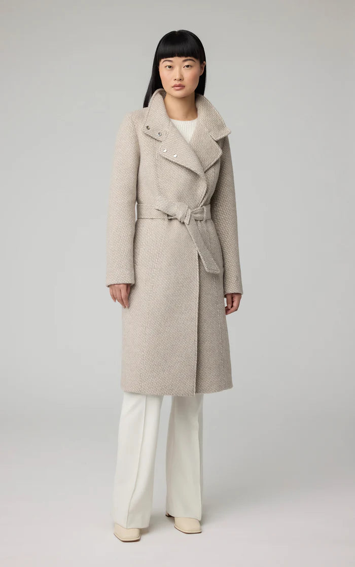 Genie semi-fitted wool coat - Hush