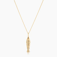 Goldie Pave fish charm