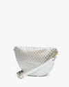 Silver Specchio woven fanny