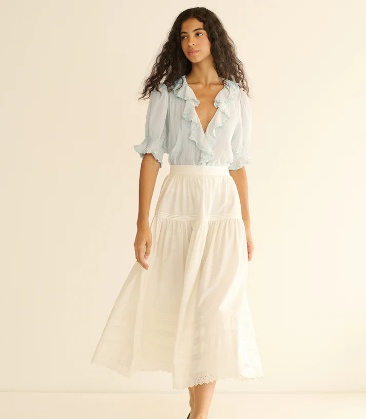 Henri top - Alice Blue