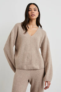 Hollyn sweater - heather oatmeal