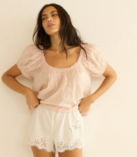 Frederica top - blush