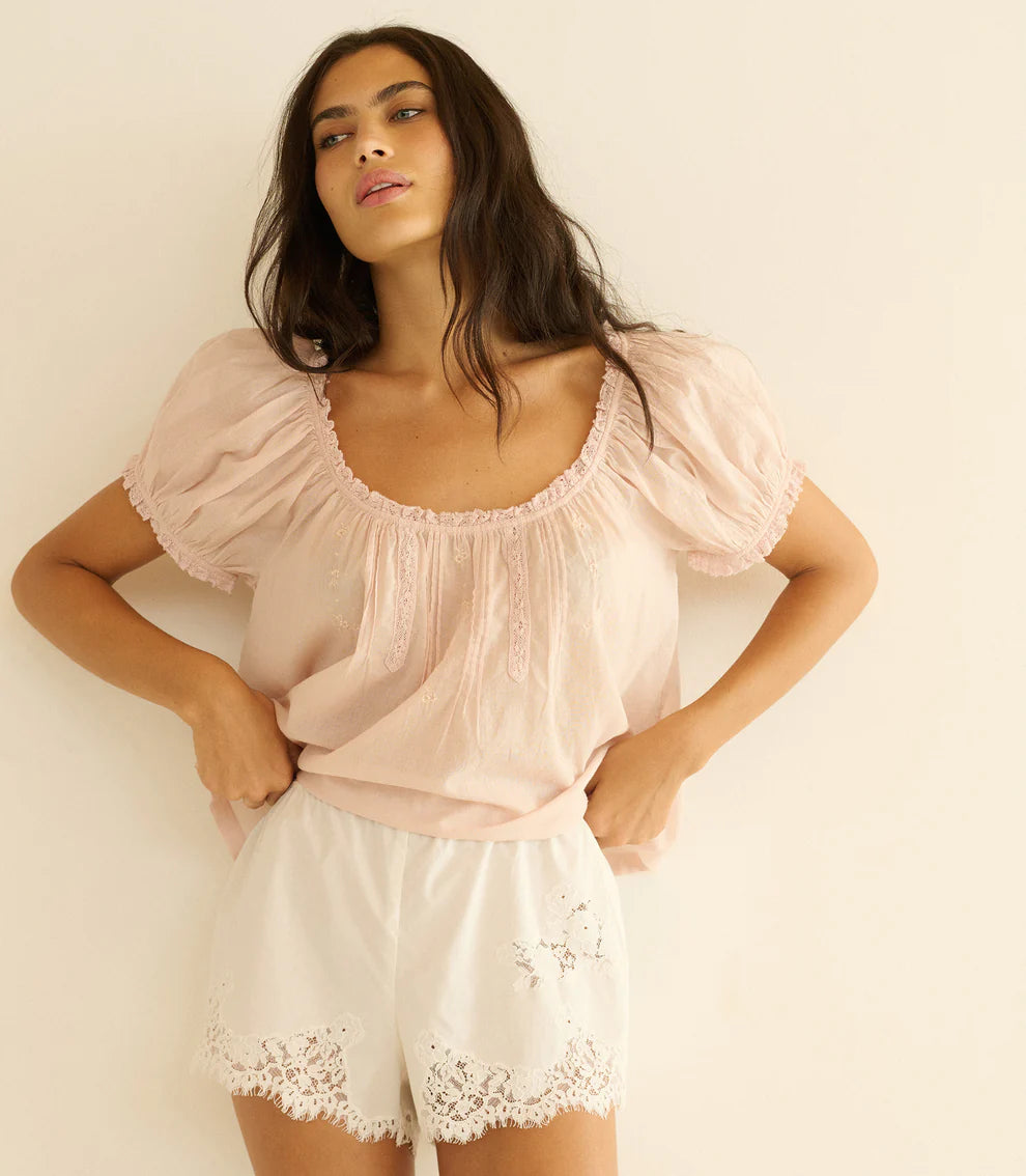 Frederica top - blush