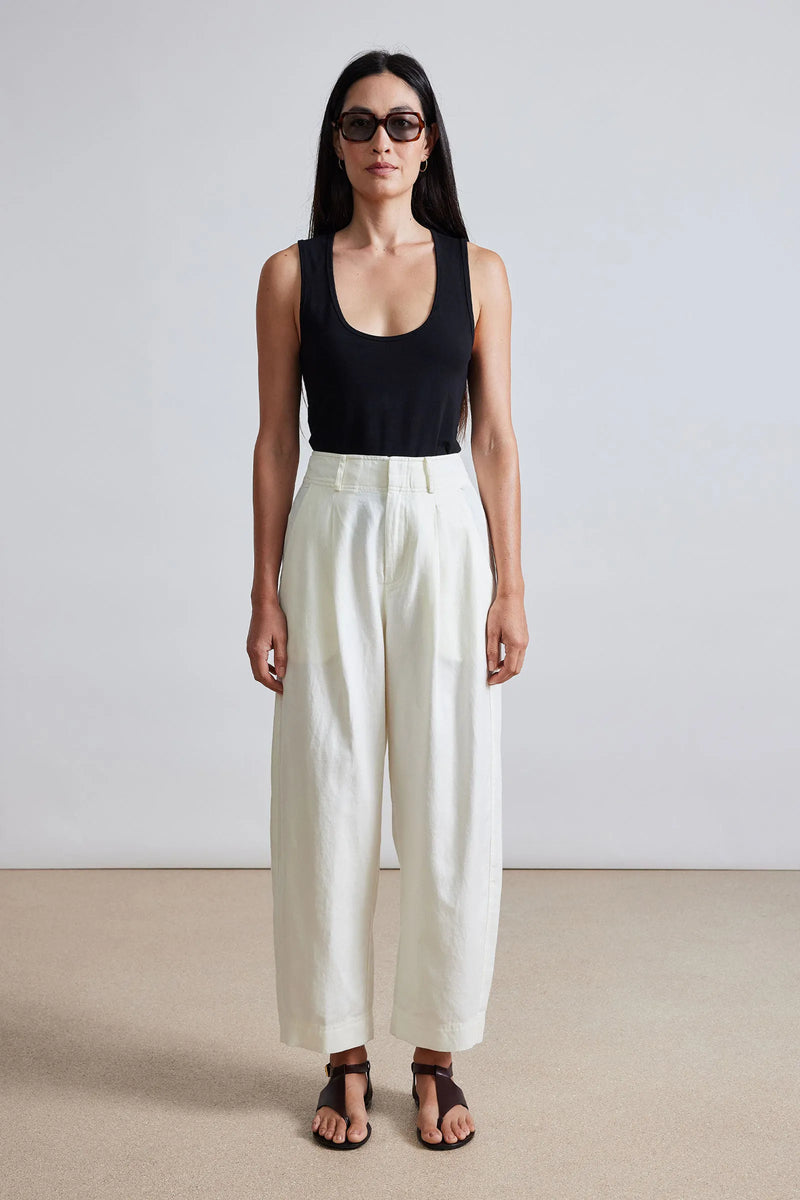 Bari crop trouser - Cream