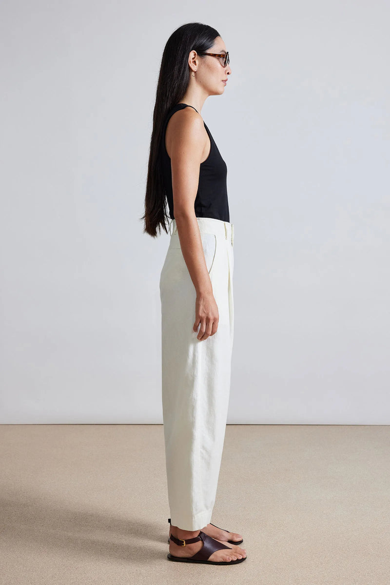 Bari crop trouser - Cream