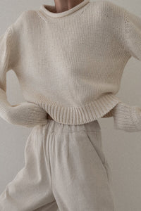 Mare rolled neck - ivory