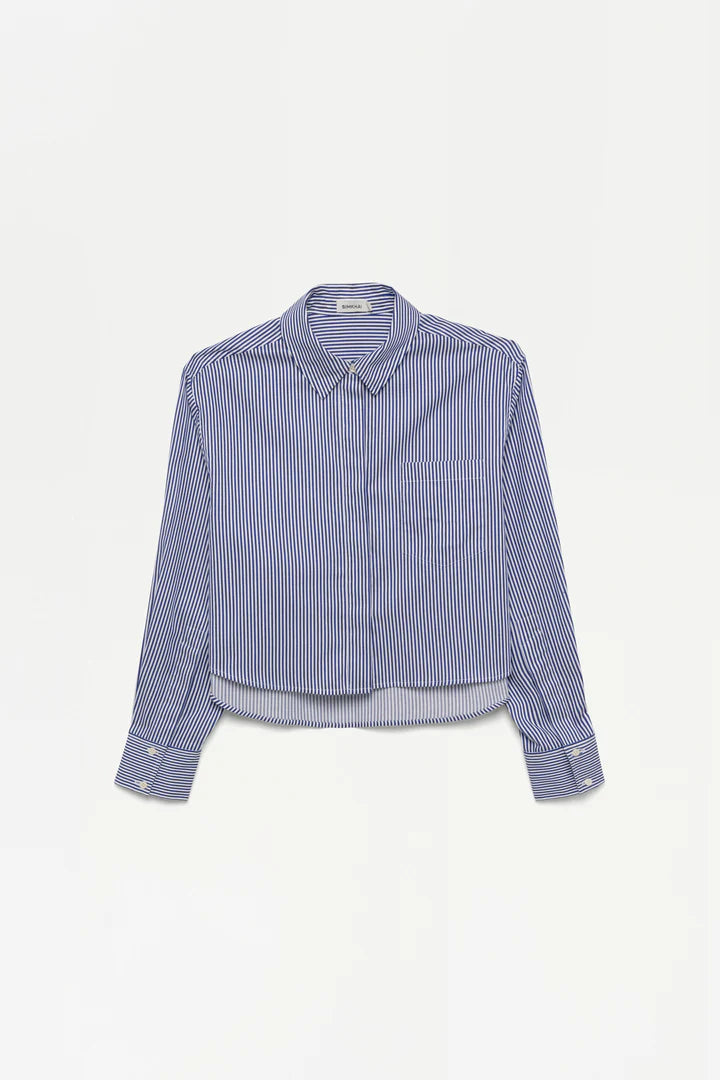 Renata cropped button down