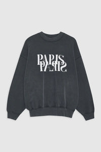 Jaci Paris sweatshirt - washed black