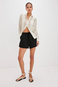 The Jenner short - black
