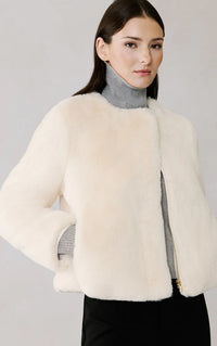 Kendell Faux fur - Powder