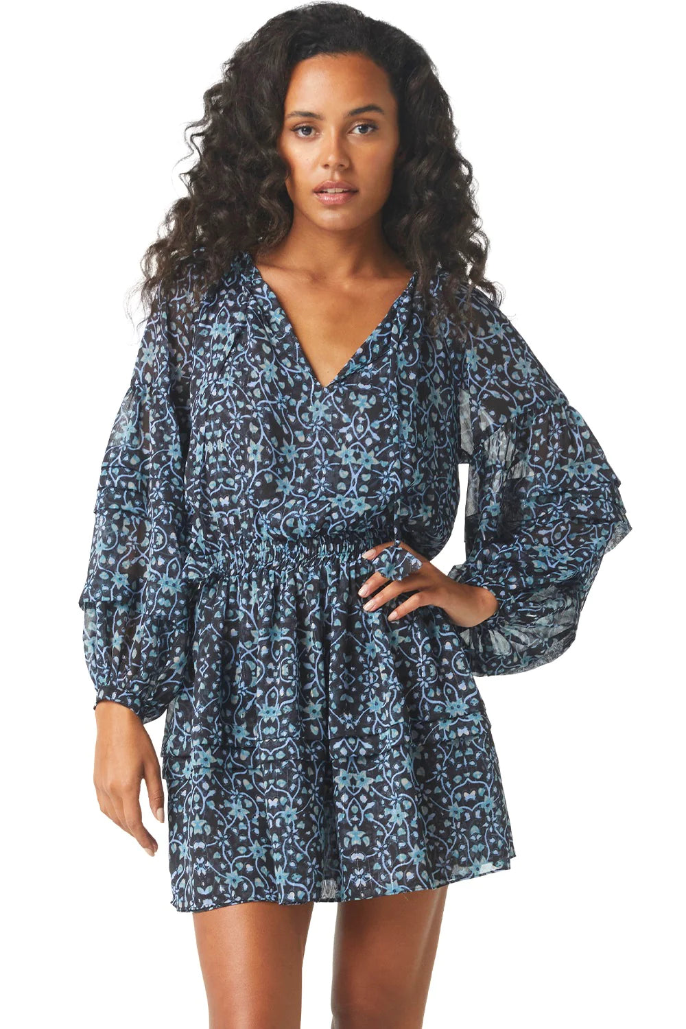 Karlina dress - nightshade flora