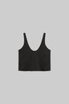 Barb scoop tank - black