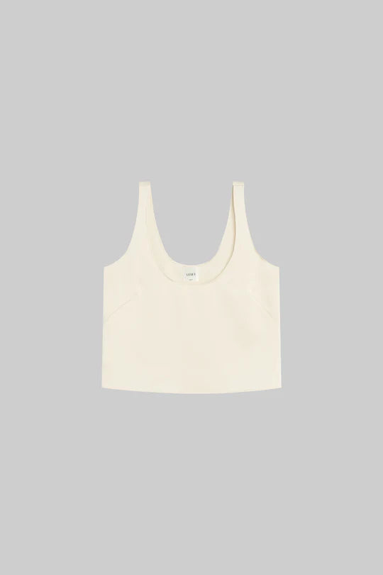 Barb Scoop tank - creme