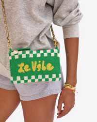 Le Vibe - hand beaded clutch