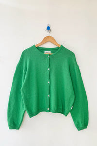 Leila cotton cardigan - spring green