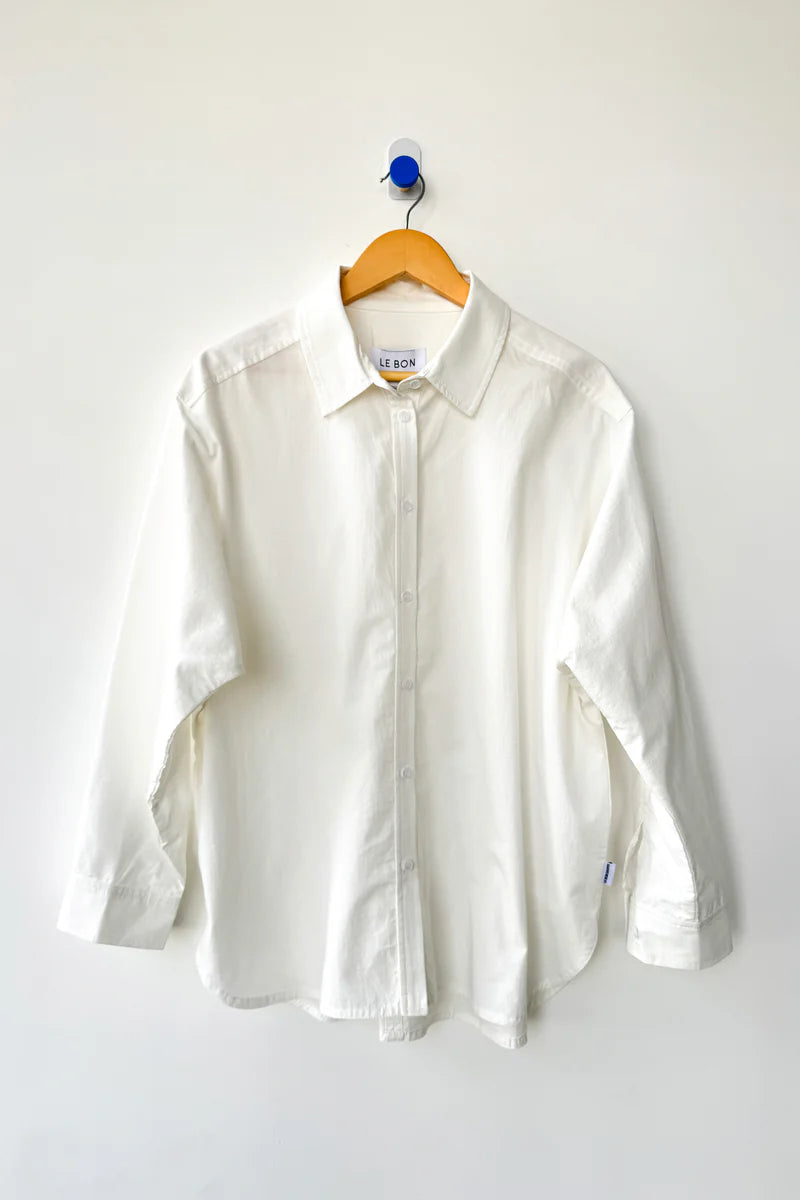 Owen button down - white