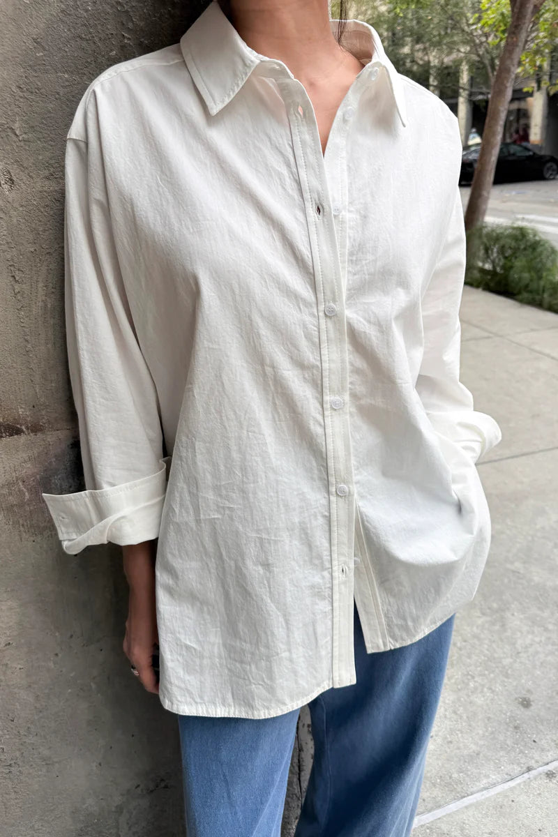 Owen button down - white