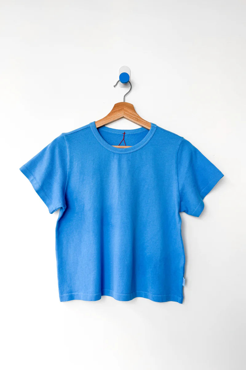 Little Boy tee - Coastal Blue