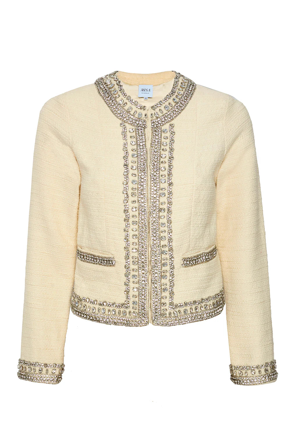 Curtis Jacket - Ivory Tweed