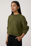 Mare rolled neck sweater - Olive