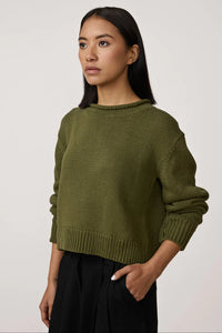 Mare rolled neck sweater - Olive