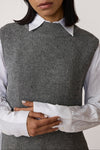 Mockneck sweater vest