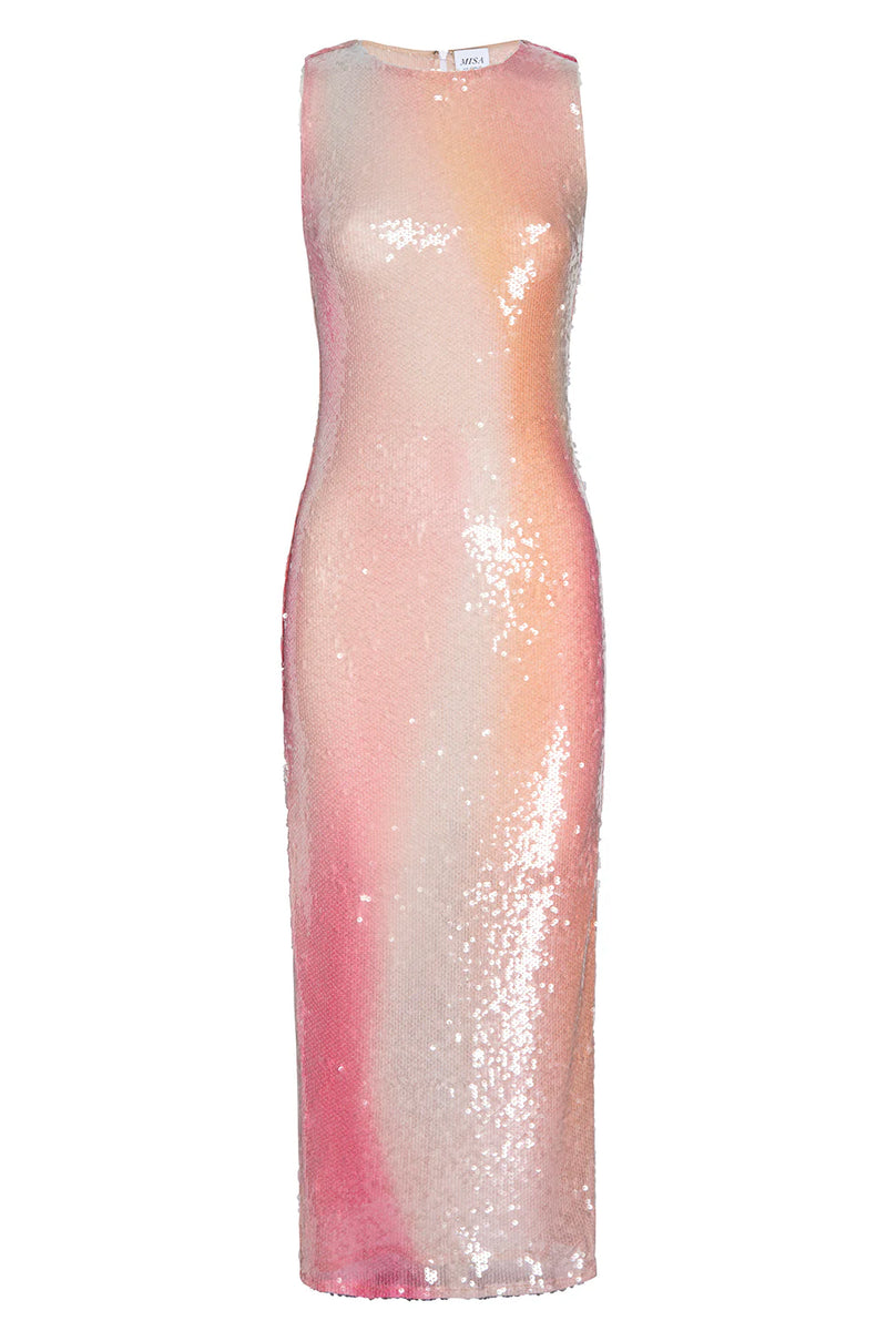 tom ford rose gold dress Tom Ford - Sequin Embroidery V-Neck Evening Dress in Polyester Gold for Women