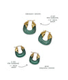 Mini organic hoops - forest