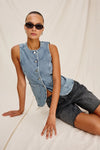 Portola vest - Blue eyed girl