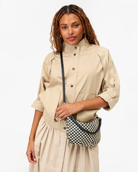 Petit Moyen - black & cream checker