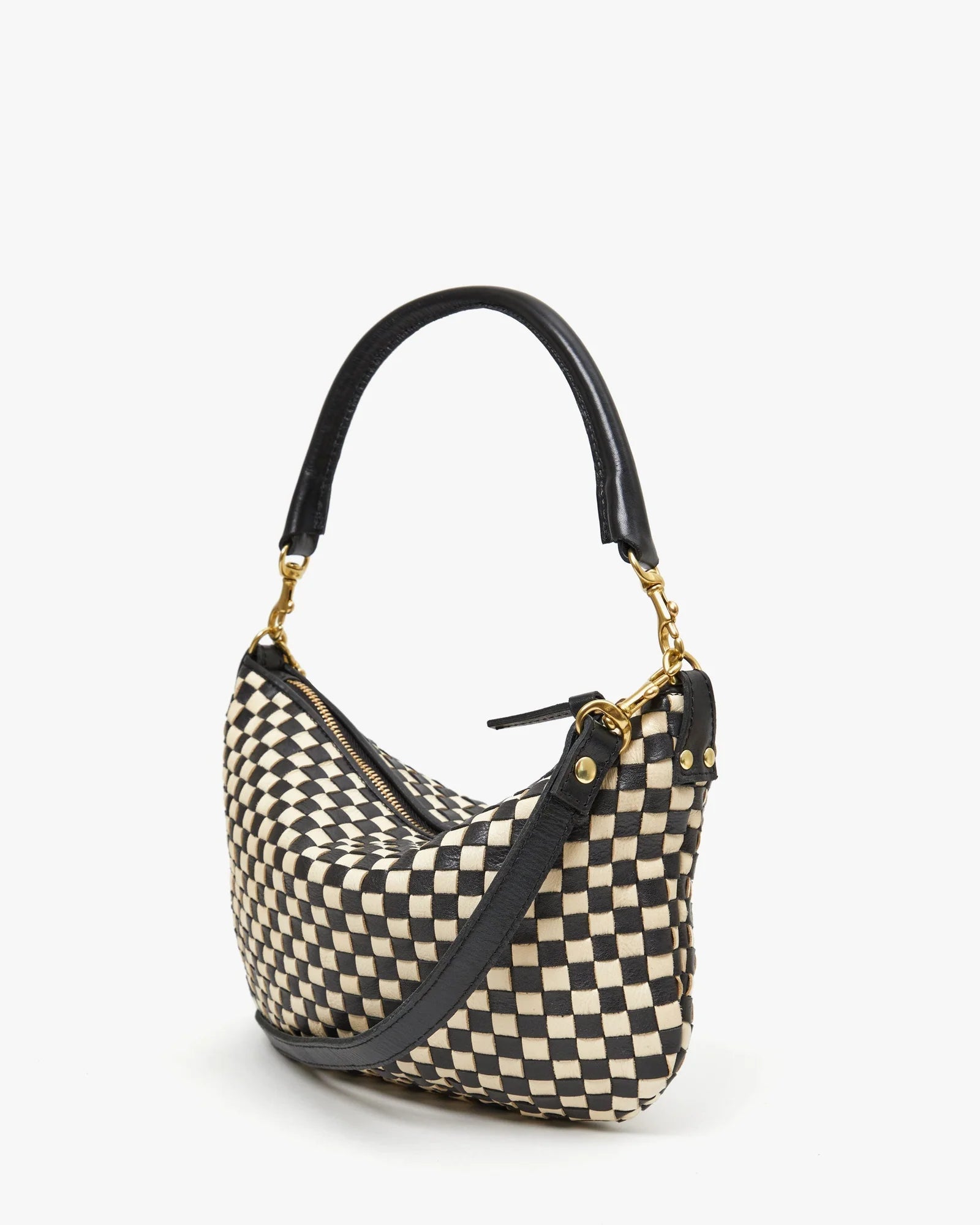 Petit Moyen - black & cream checker