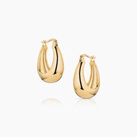Lumi petite hoop earrings