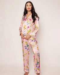 Blush Botanical Silk PJ Set