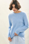 Brushed cashmere- Azure