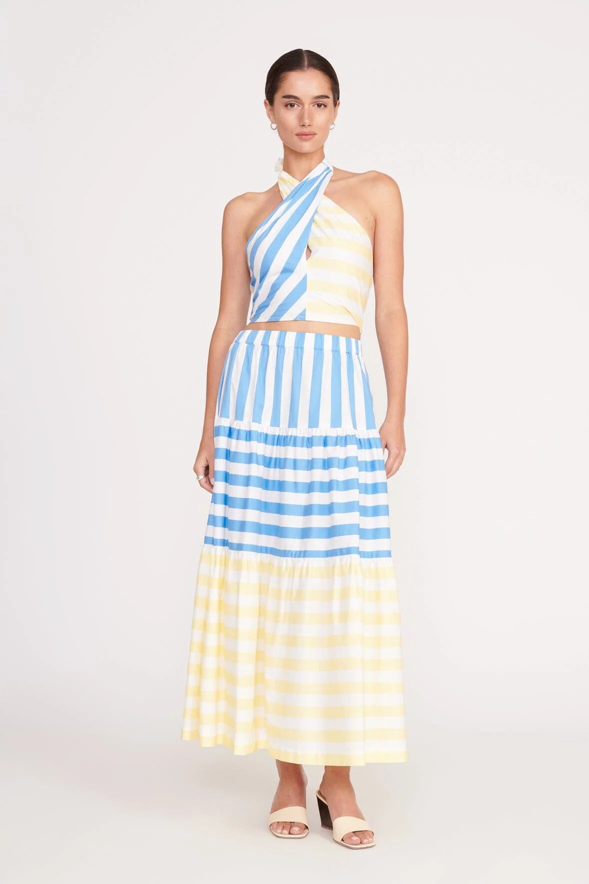Idalino skirt - buttercup stripe