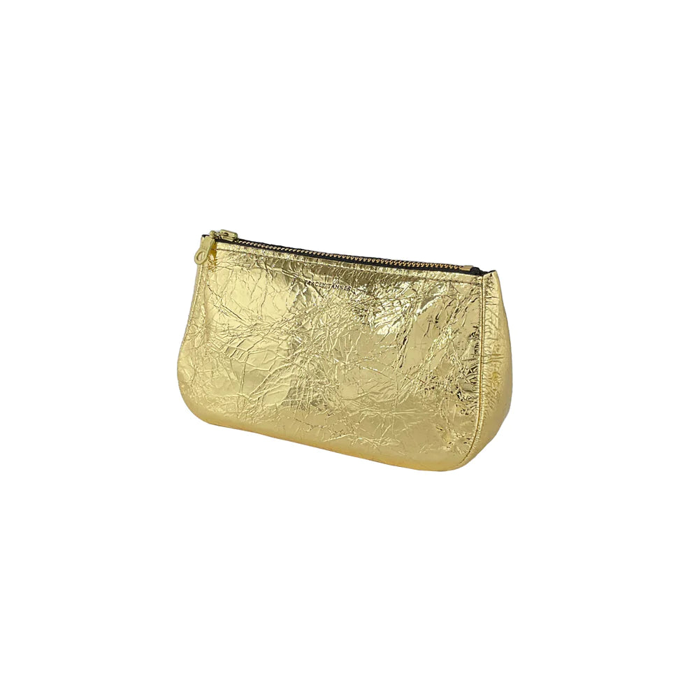 small fatty pouch - gold foil