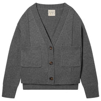 Guernsey cardigan - Charcoal