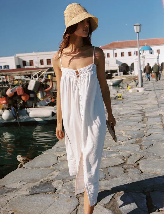 Sunvale maxi dress - white