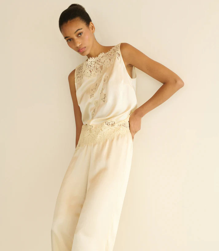 Viviane top - Sea Salt