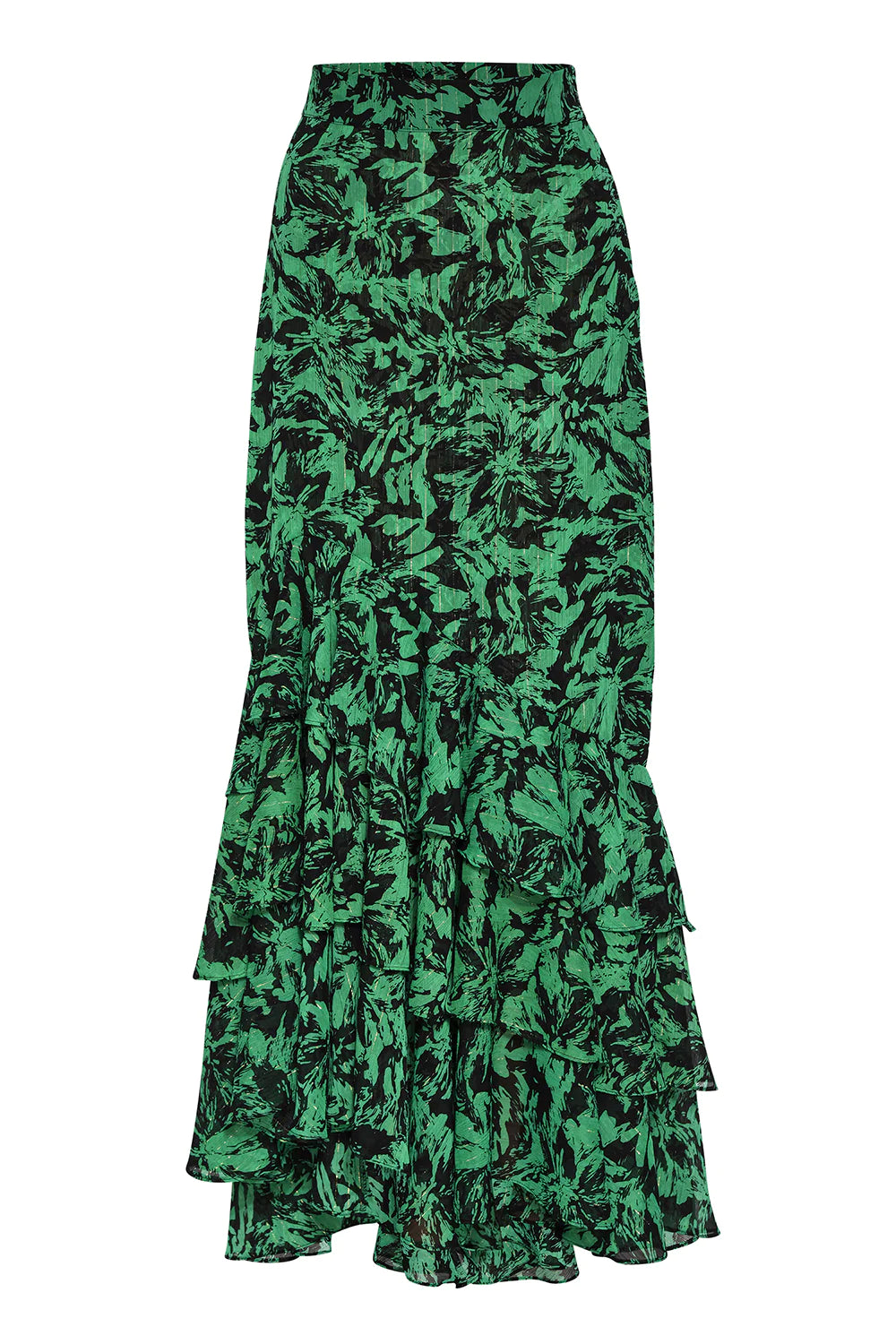 Veronique skirt - emerald abstract