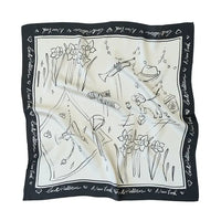 New York in sketches - silk scarf