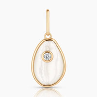 Cowrie Mother of Pearl charm