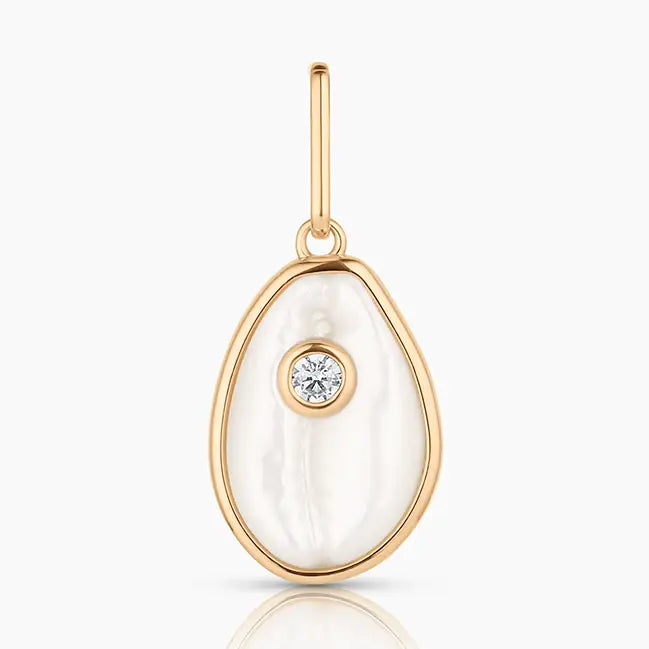 Cowrie Mother of Pearl charm
