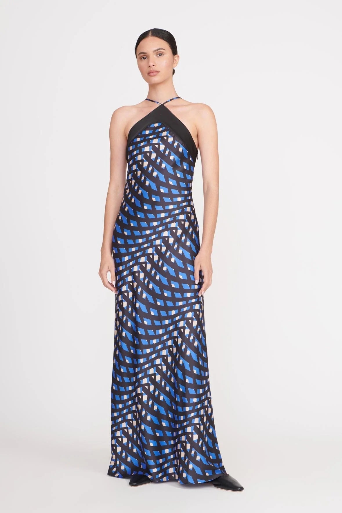Cubism Dress- Argyle black Emry boutique Cubism Dress- Argyle black Emry boutique