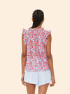 Bex top - cornflower blue