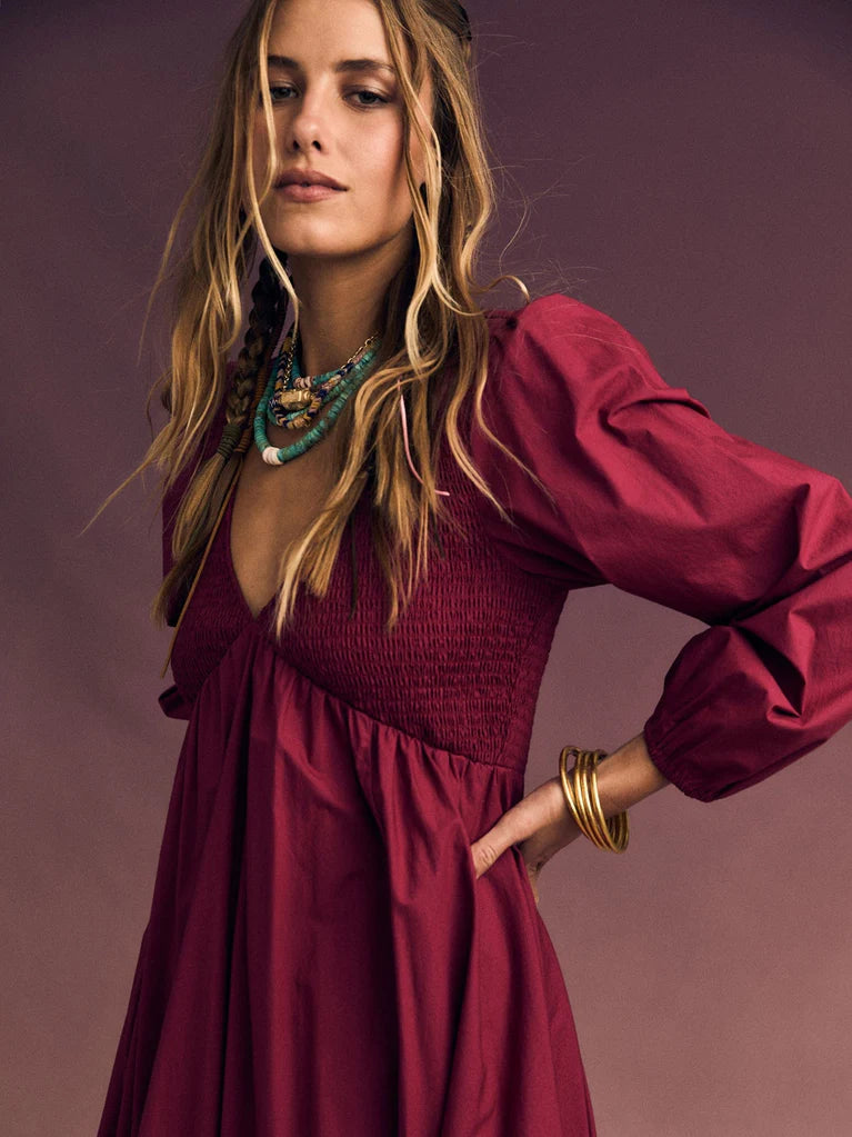 Luella dress- Mulberry