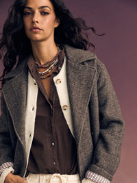 Charles jacket - brown