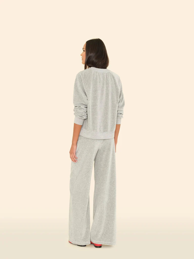 Manon velour pant - grey